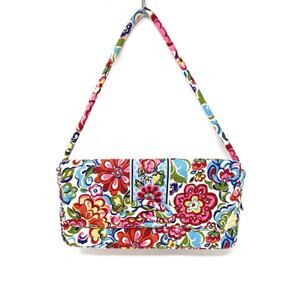 Vera Bradley Handbag "Knot Just a Clutch" Hope Garden Purse